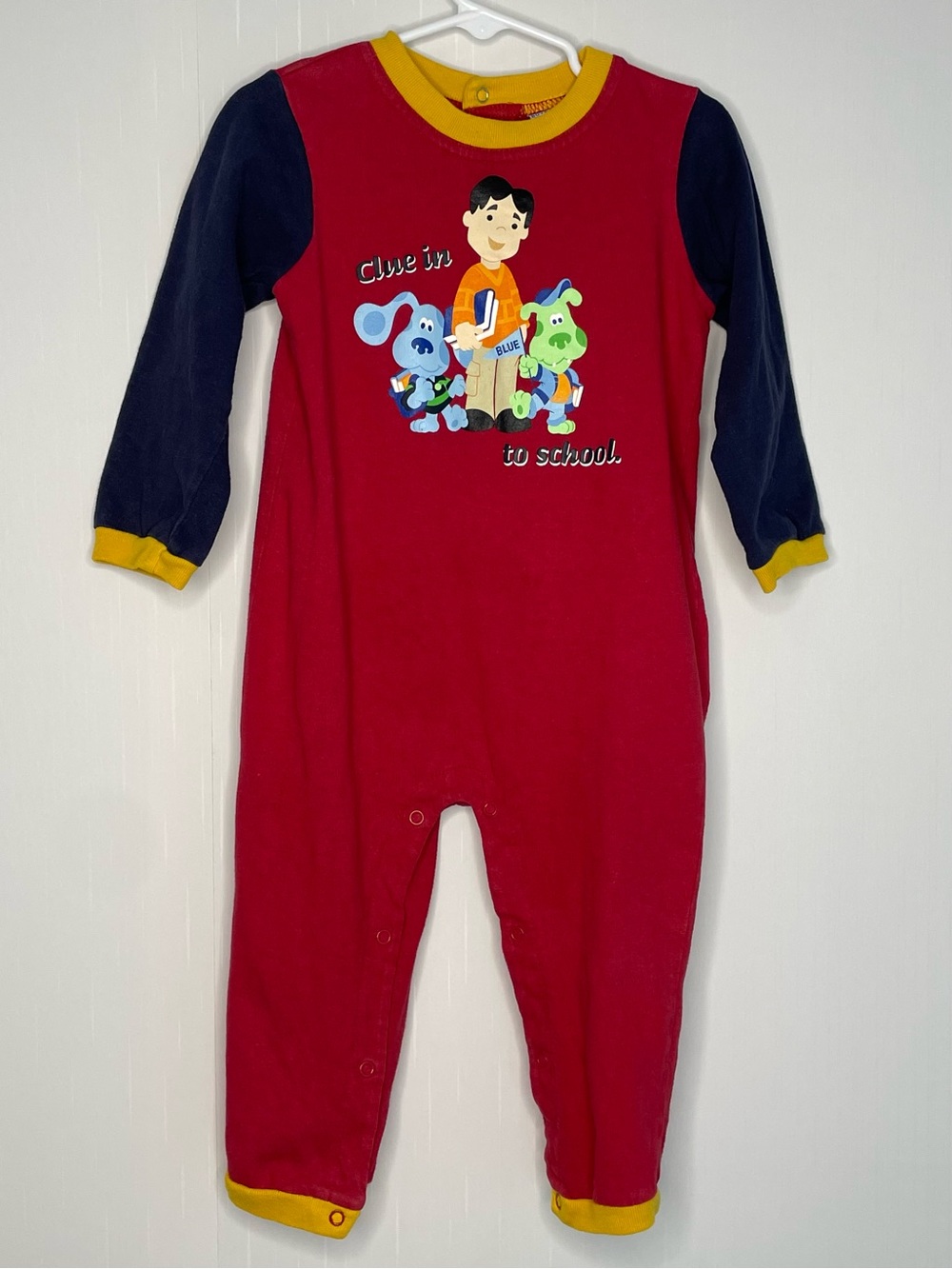 VTG 2003 Blue's Clues Infant Romper Pajama Joe Era 24 Months Nick Jr Viacom 24M
